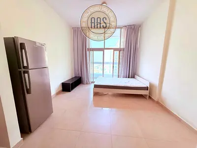 Chiller free spacious studio with kitchen appliances in al furjan Dubai