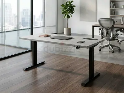 Electric height-adjustable standing desk - modern office table