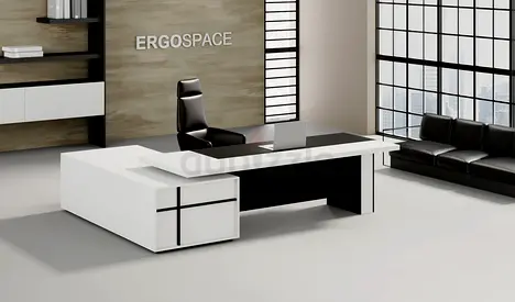 Cez L-Shaped Executive Desk – Modern Executive Office Desk