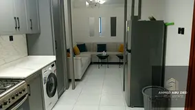 Furnished studio apartment in Falcon Tower. Layout: bedroom and living room. Monthly rent: AED 3000.