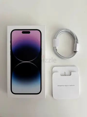 iPhone 14 Pro Max 256 GB – Deep Purple – AED 1,900