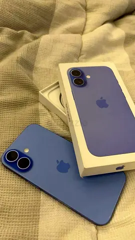 Iphone 16 blue with box