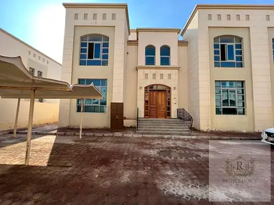 European style master 5 Bedroom villa With Private big Backyard Nice Washroom-Khalifa City A