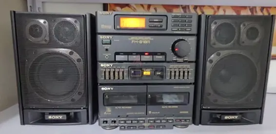 Sony FH-616R Hi-Fi Vintage Music System-Original Speakers
