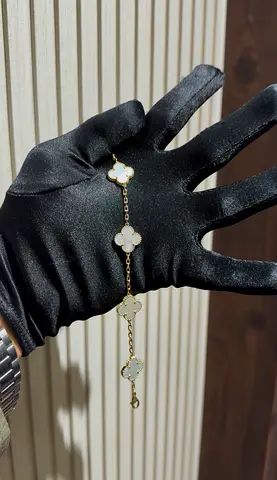 18k gold VCA 5 motif Bracelet