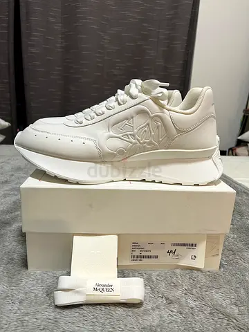 Alexander McQueen Nappa Sprint (All White) EUR44