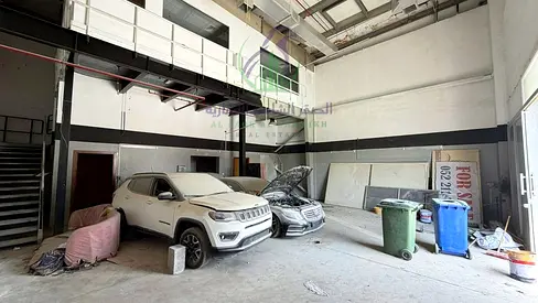 2500 sq ft. warehouse in Industrial Area 5, 35% mezzanine, bathroom, kitchen, office, storage use,