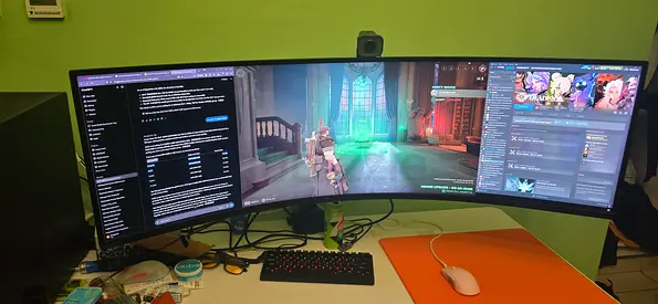 49-inch Ultrawide Curved Monitor (Single) — 32:9 SuperWide Display