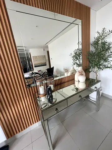 Dresser/console mirrored  with big mirror