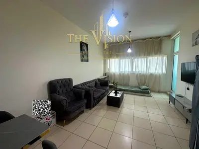 1bhk For rent, furnished, with a partial city view. .
