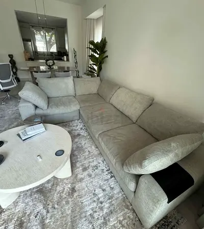 Pan home pianca feather 🪶 filled modular sofa