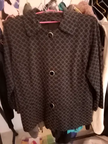 Women's patterned light coat/jacket size M - good condition