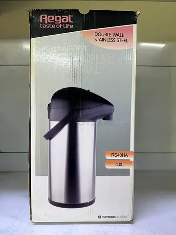 Regal RS40HA 4L Double Wall Stainless Steel Pump Airpot