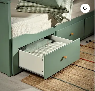 Expandable bed with drawers high quality
