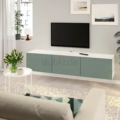 Modern Wall Mounted TV Cabinet Entertainment Unit