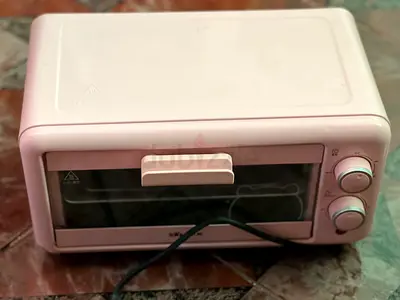 Bear Mini Electric Toaster Oven 10L - Pink (Compact Baking Oven)