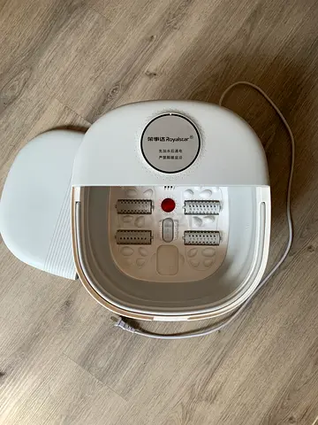 Electric Foot Spa Massager with Rollers and Heat Function - Good Condition