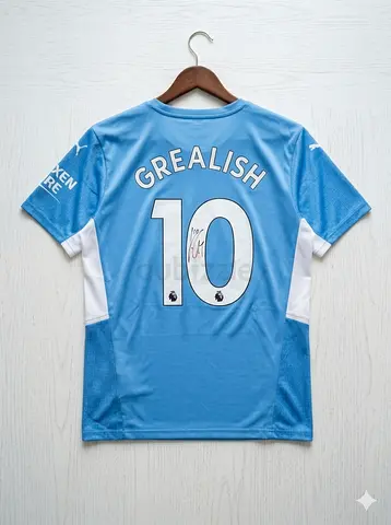 Jack Grealish - Manchester City Autographed Jersey With Certificate (2021-2022)