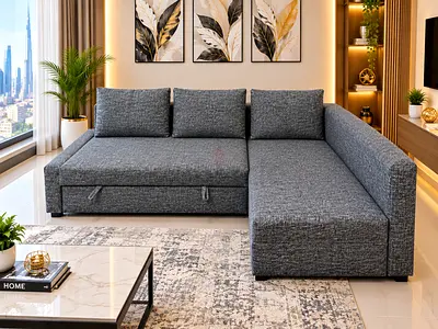 Grey Corner Sofa Bed

Brand New Grey Corner Sofa Bed
• Modern L-Shape design
• Left & Right fitting