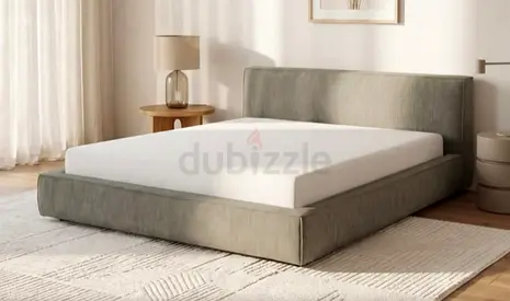 Light gray colour 180*200 king size Bed