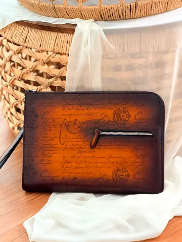BERULTI* Nino TGM Clutch Venezia Calf Leather
