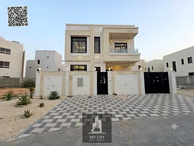 بسعر لقطة وبدون رسوم سنويه للبيع فيلا طابقين وروف تشطيب سوبر ديلوكس خلف المسجد