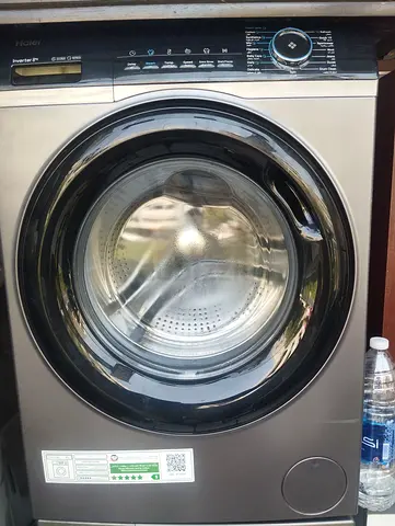 Haier Front Load Washing Machine - Dark Grey, 8kg (Like New)