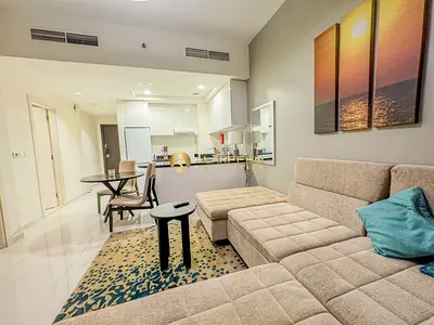 Furnished 1BR Apartment | Tower 108 JVC | Skyline View
