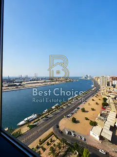 Premium full-floor office for annual rent in Al Shuyoukh, Sharjah, ideally located on Sharjah Cornic