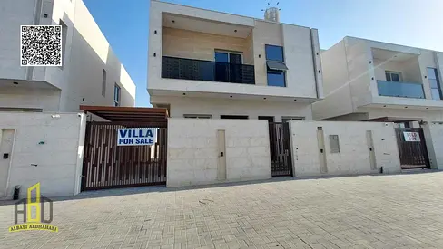 Modern villa with a rooftop terrace on Sheikh Mohammed Bin Zayed Road.