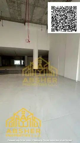 Premium Showroom with Mezzanine (18,000 sq. ft.) in Al Muwaihat – Flexible Payment Plan (4 Installments)