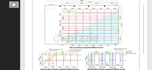Storage Racking System – G+1+Mezzanine (Heavy Duty)