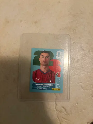 Panini Cristiano Ronaldo Trading Card (in protective sleeve) - Small Football Card
