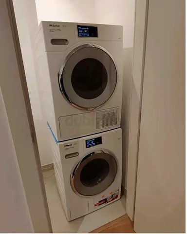 Miele Stacked Washing Machine and Tumble Dryer Set 9x9kg