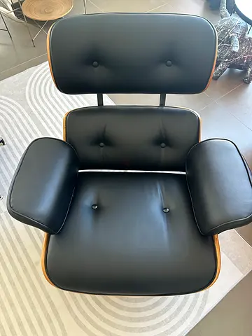 Eames inspired chair and ottoman
