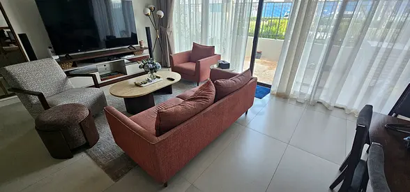 3-seater sofa and lounge chair set - good condition
