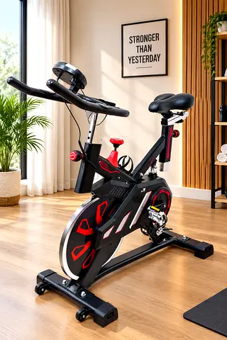 Used Indoor Spin Bike - Good Condition, Adjustable Seat & Resistance