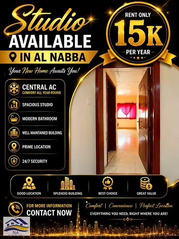 Studio apartment available