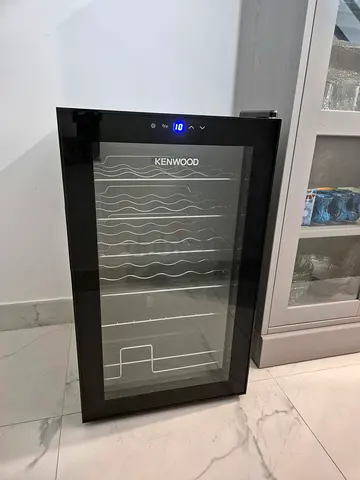 Kenwood Glass Door Beverage Cooler - Slim Undercounter Fridge