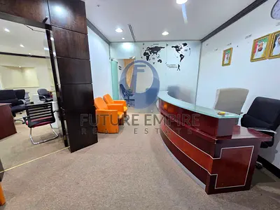 DEWA And Chiller Free | Fitted Office | Close To Metro