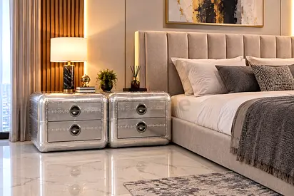 Marina Home timothy oultonn AVIATORBLACKHAWK SIDE TABLE'S