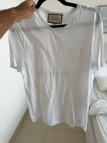Gucci white cotton T-shirt, size XL. Runs small (gently used)