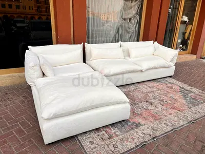 Like Perfect condition Marina home Feather filled Sofa Beige