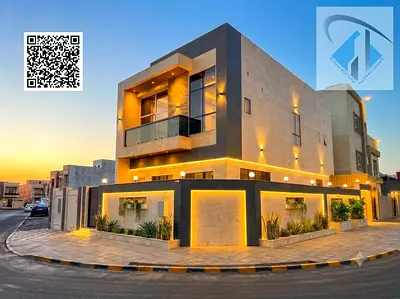 Freehold villa in Al Zahia, Ajman—available to all nationalities. Includes electricity, water, and air conditioning. Excellent location near all ameni