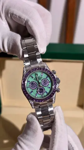 Rolex daytona cosmograph 40mm Customized 1.1 moissinte bazel diamonds
