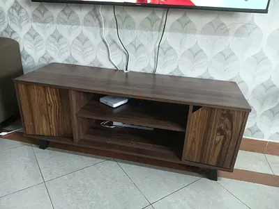 Wooden TV Stand / Entertainment Unit with Storage - Good Condition