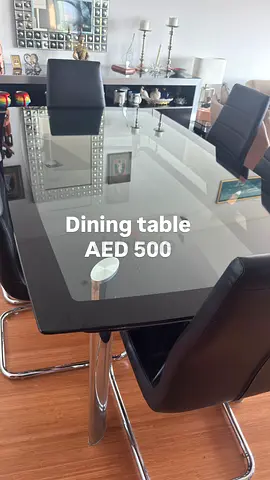 Dining table and chairs
