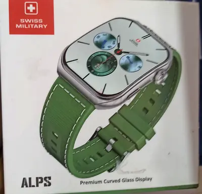Swiss Military ALPS Smartwatch with Green Strap - New in Box