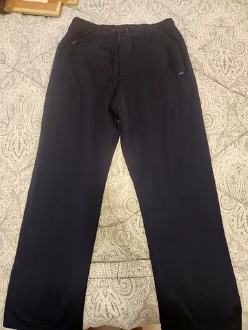 Authentic Y-3 Yohji Yamamoto x adidas Classic Sweatpants - Navy Blue - Size M