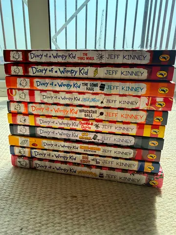 Diary of a Wimpy Kid book collection by Jeff Kinney - set of 21